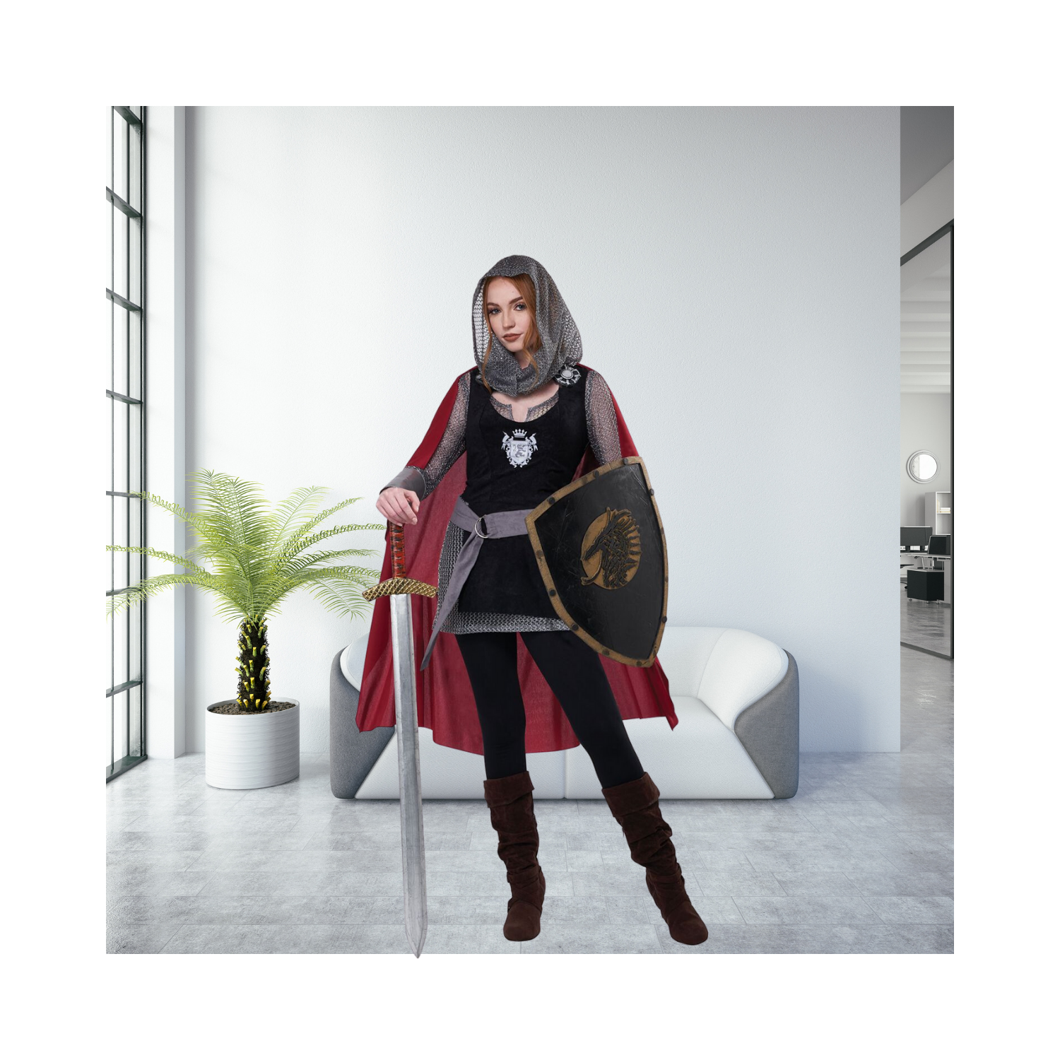 Halloween Ladies Knight Adult Costume