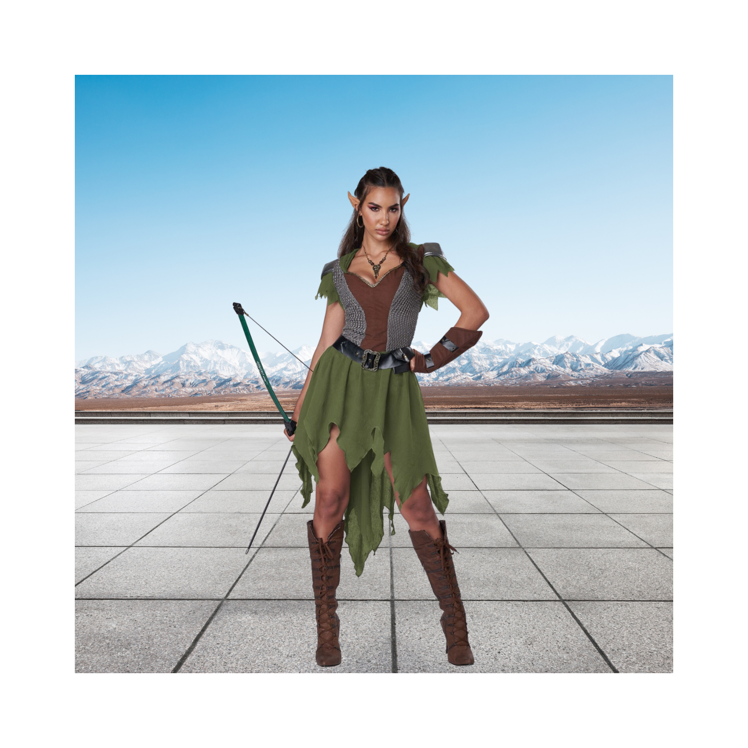 Hallowen Elven Archer Adult Costume