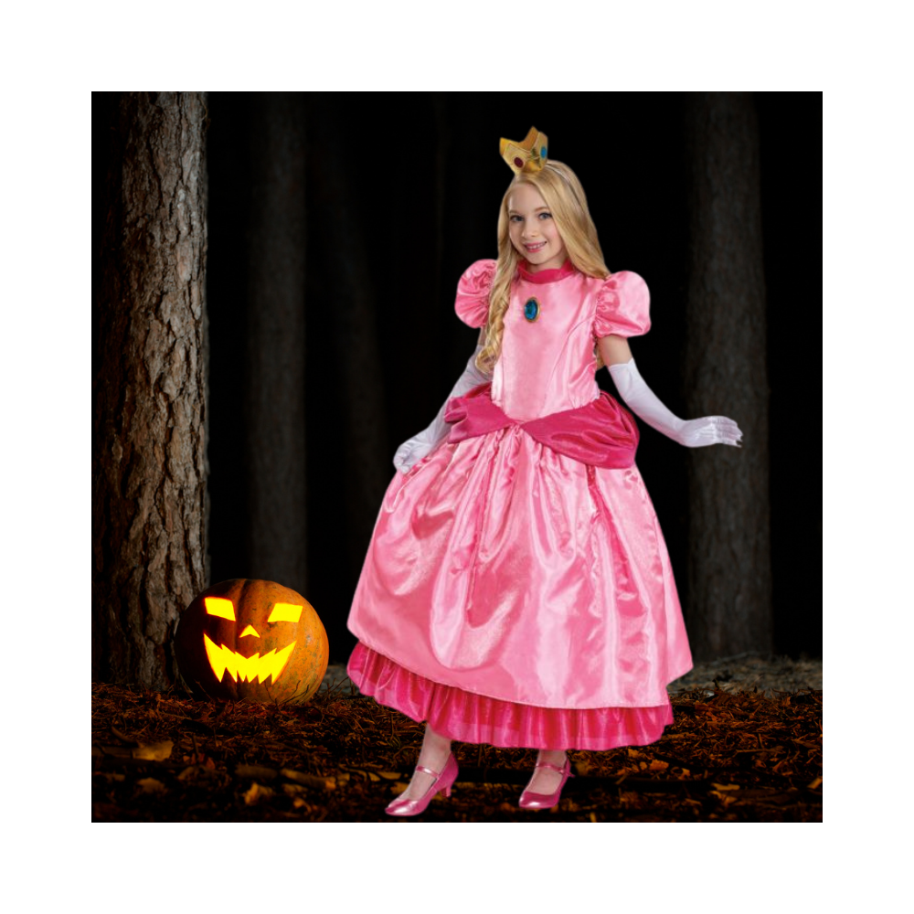 Halloween Princess Peach Elevated Child Costume