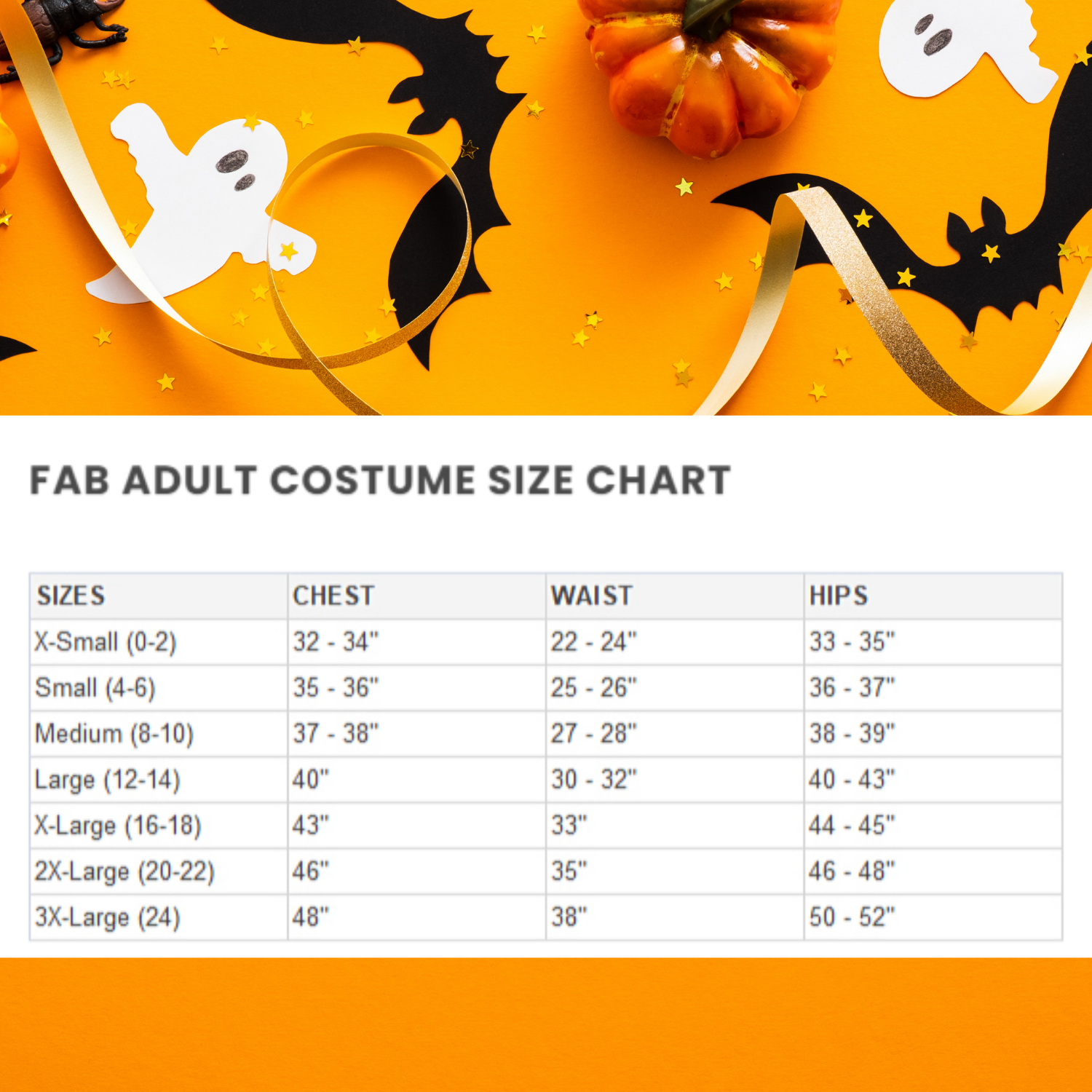 Halloween Fab Adult Costume