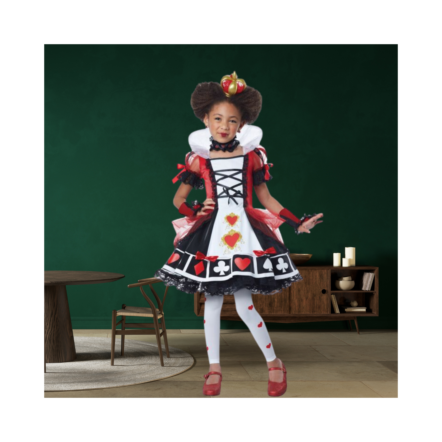 Halloween Deluxe Queen of Hearts Child Costume