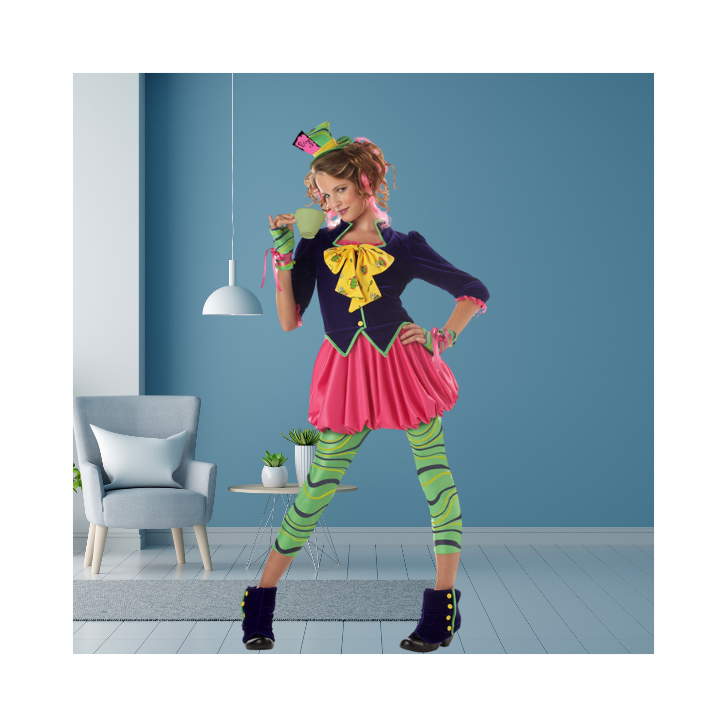 Halloween Mad Hatter Tween Costume