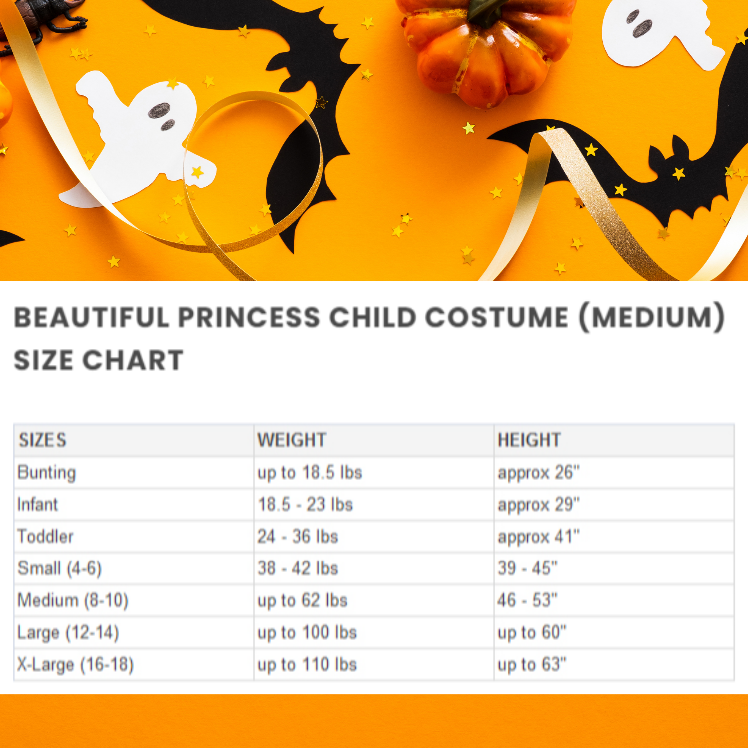 Halloween Beautiful Princess Child Costume (Medium)