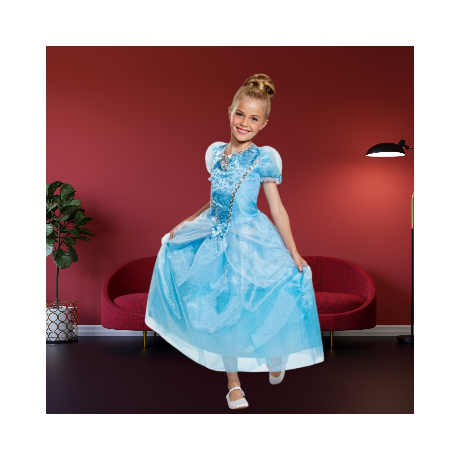 Halloween 2018 Cinderella Deluxe Child Costume