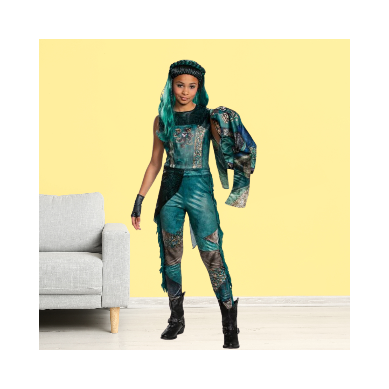 Halloween Descendants 3 Uma Deluxe Child Costume