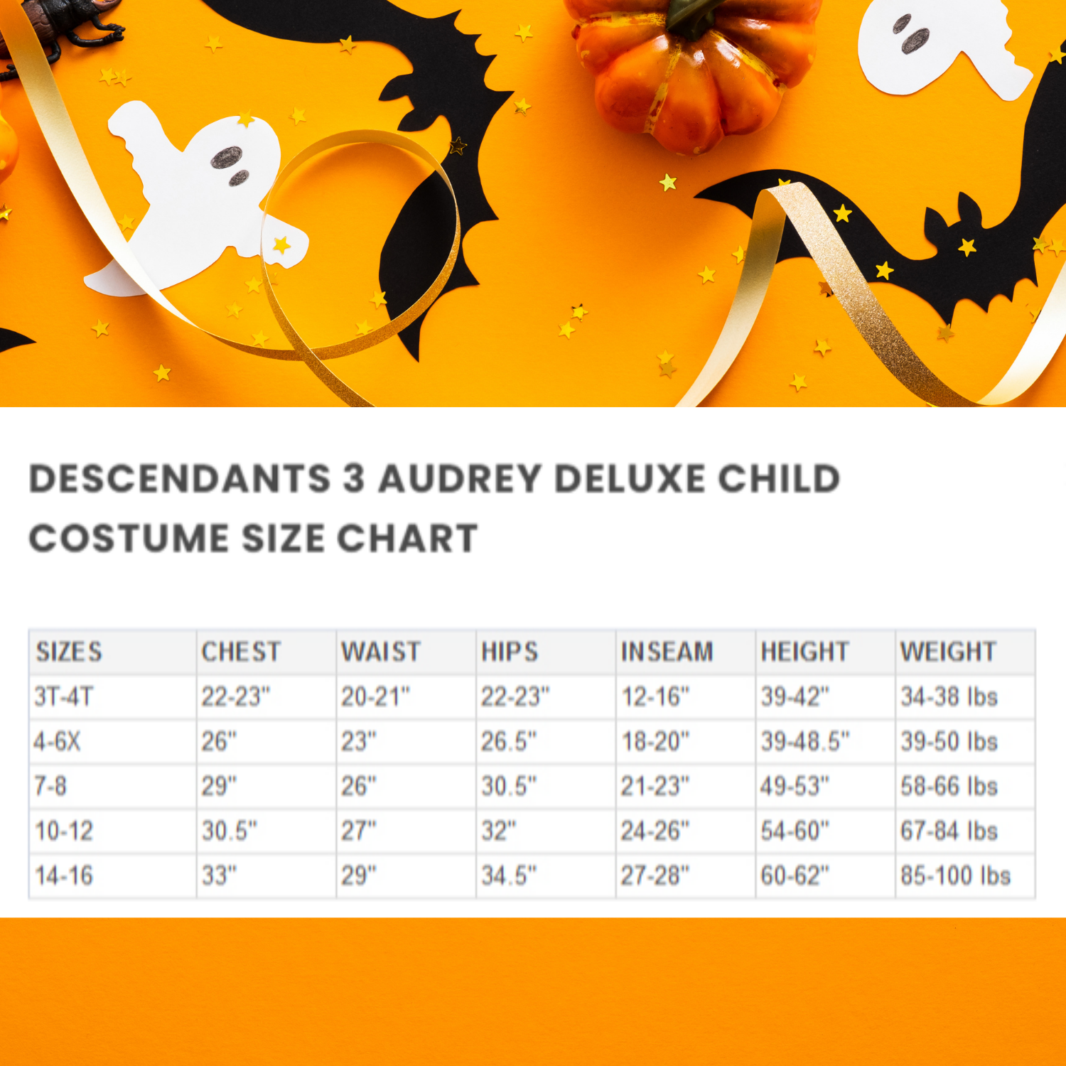 Halloween Descendants 3 Audrey Deluxe Child Costume