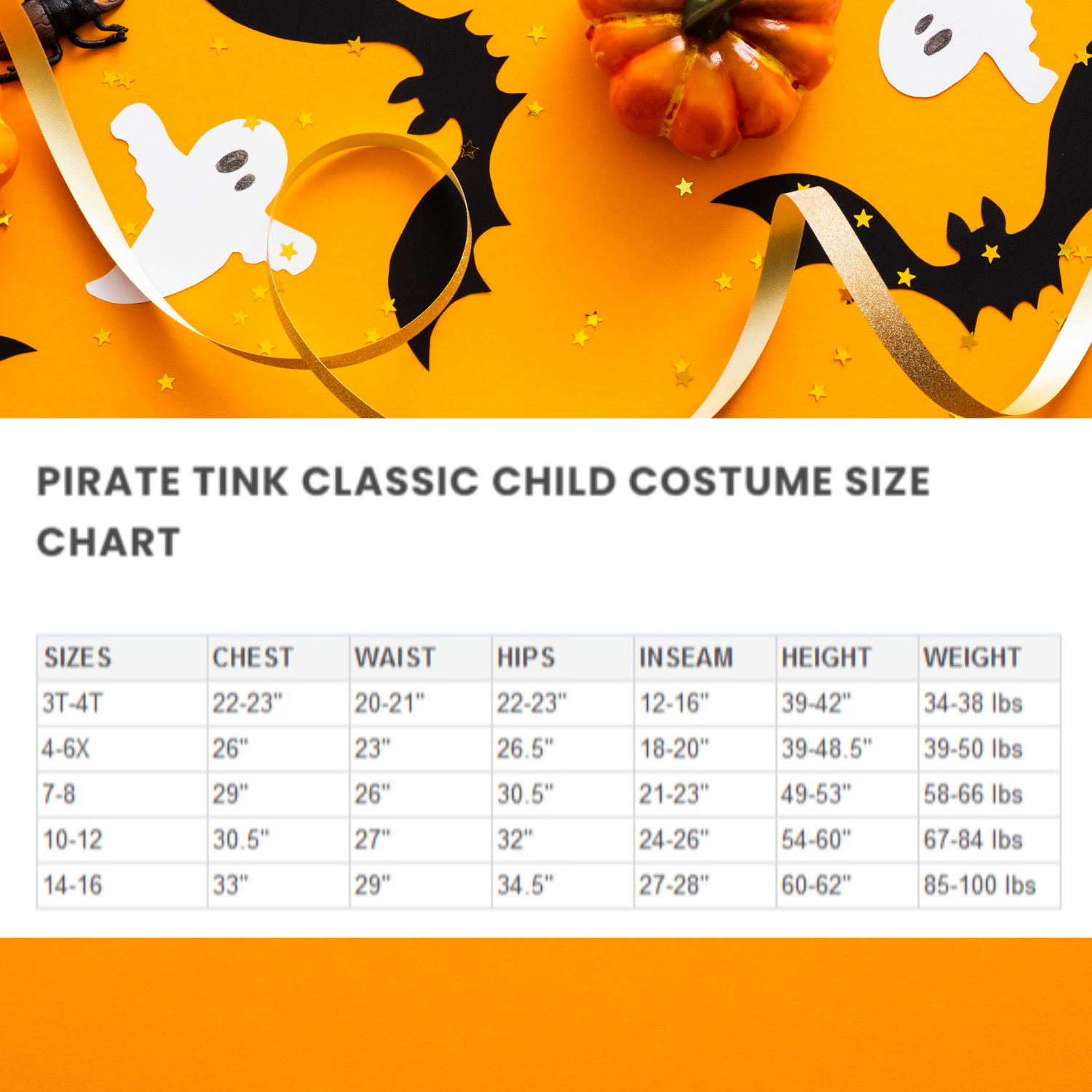 Halloween Classic Pirate Tink Child Costume