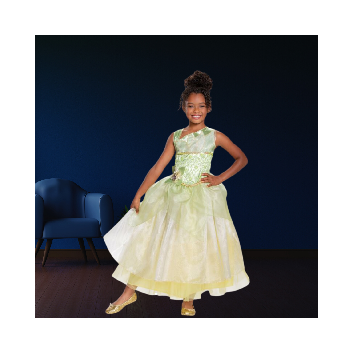 Halloween Tiana Deluxe Child Costume