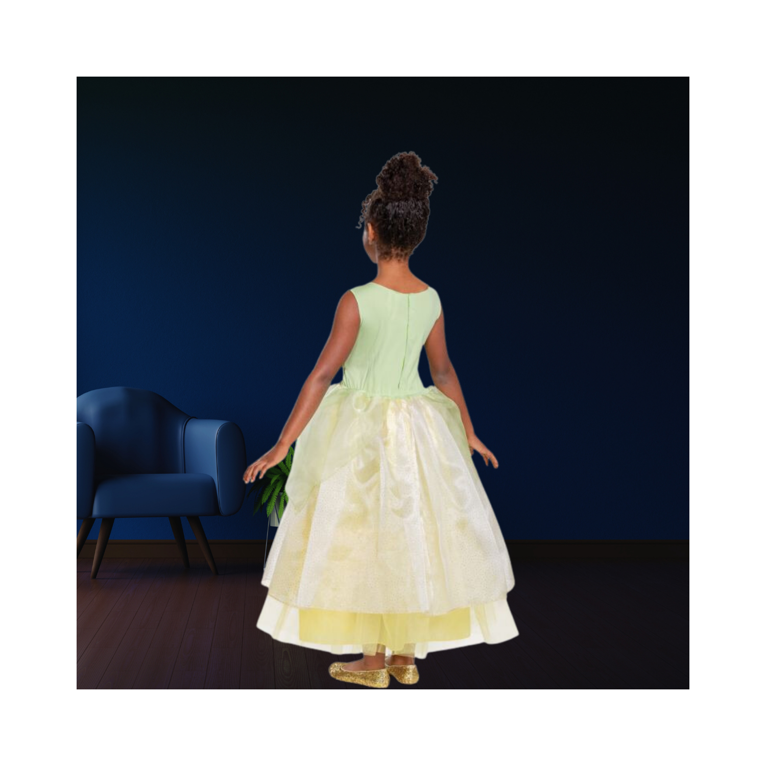 Halloween Tiana Deluxe Child Costume