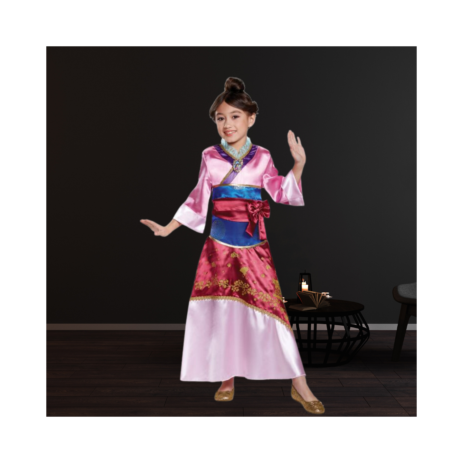 Halloween Mulan Deluxe Toddler/Child Costume