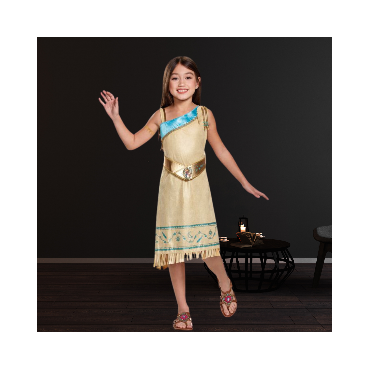 Halloween Pocahontas Deluxe Toddler/Child Costume