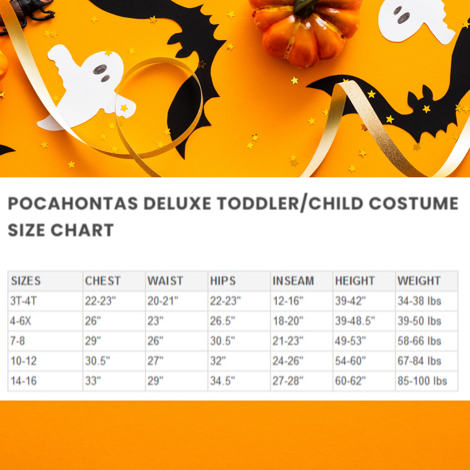 Halloween Pocahontas Deluxe Toddler/Child Costume