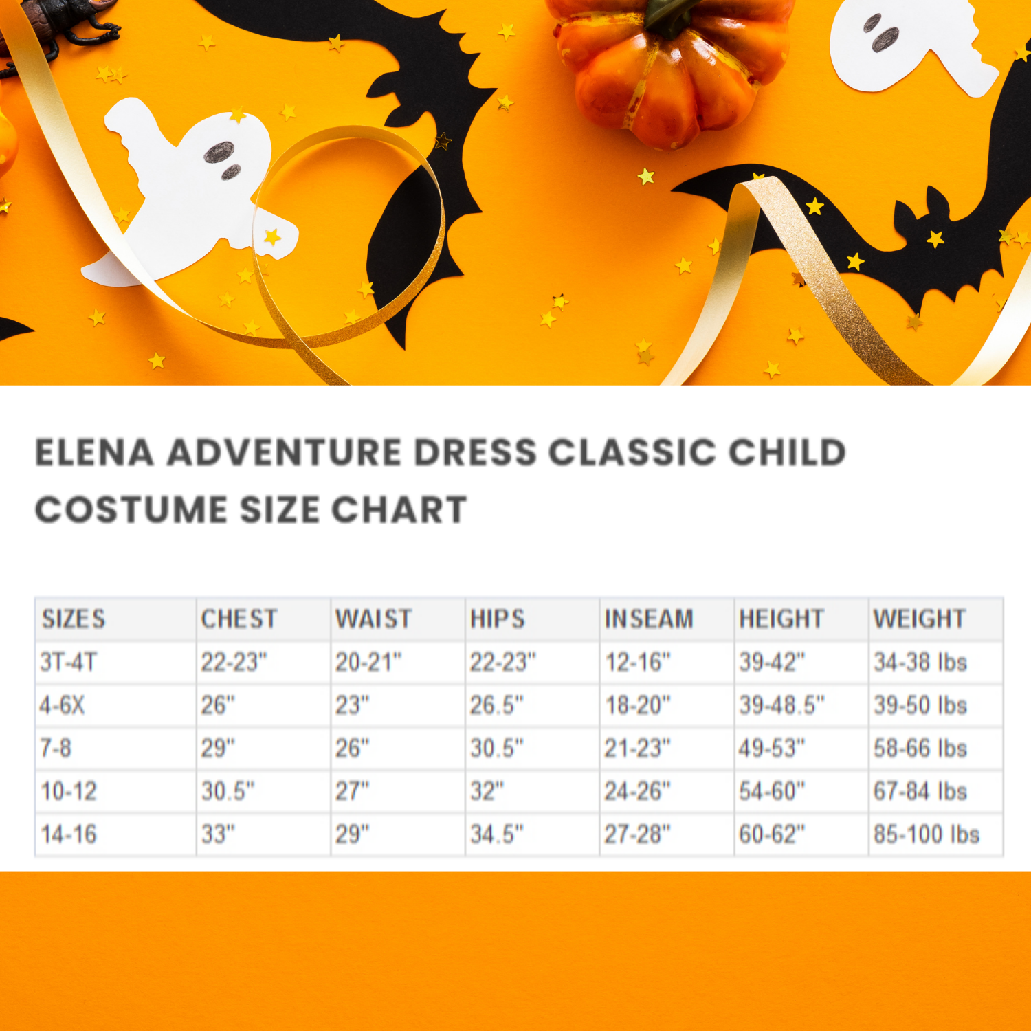 Halloween Elena Adventure Dress Classic Child Costume