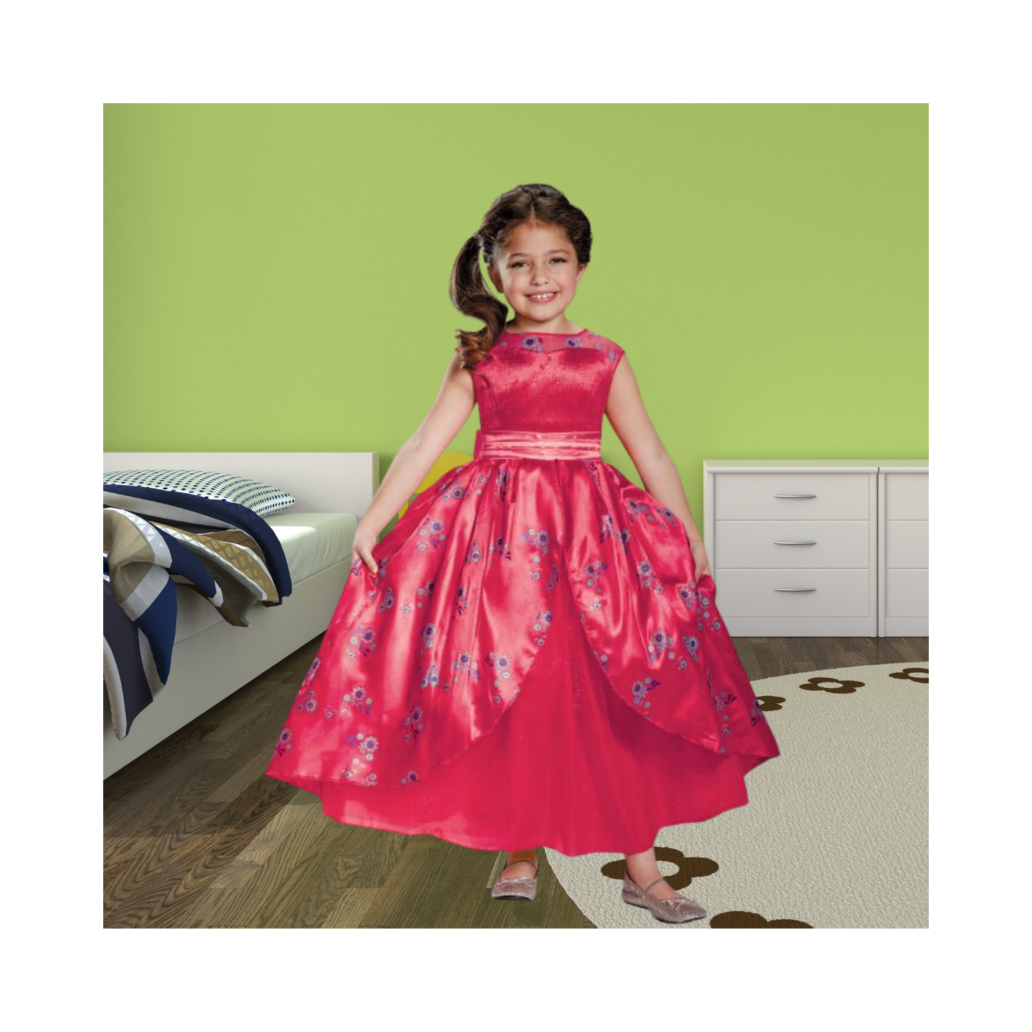 Halloween Elena Ball Gown Deluxe Child Costume