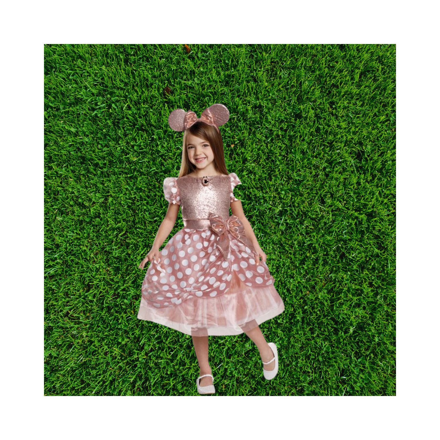 Halloween Rose Gold Minnie Deluxe Child Costume