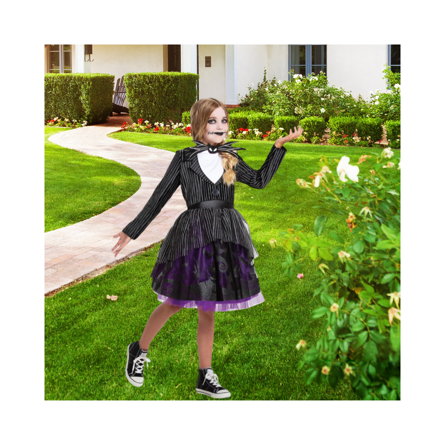 Halloween Jack Skellington Tutu Deluxe Child Costume