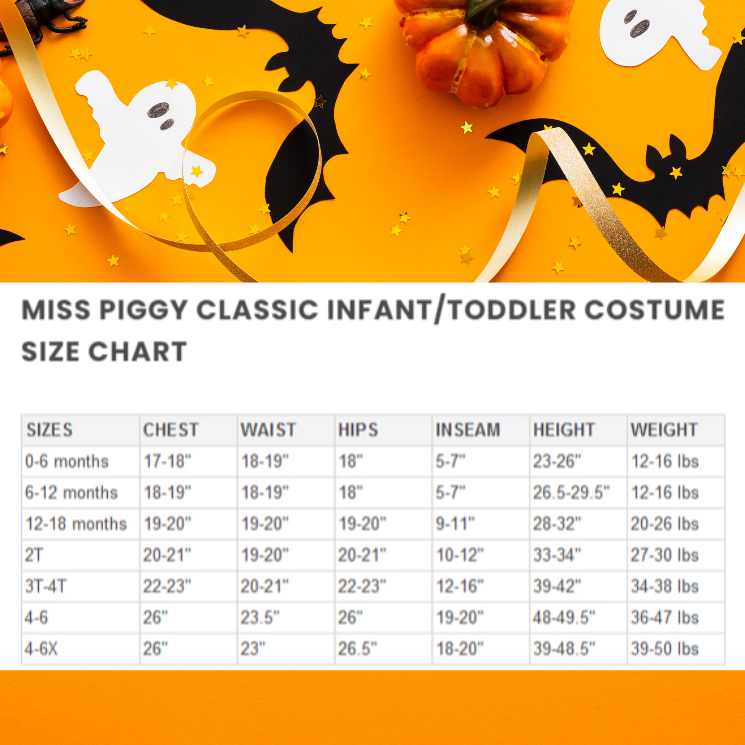 Halloween Miss Piggy Classic Infant/Toddler Costume