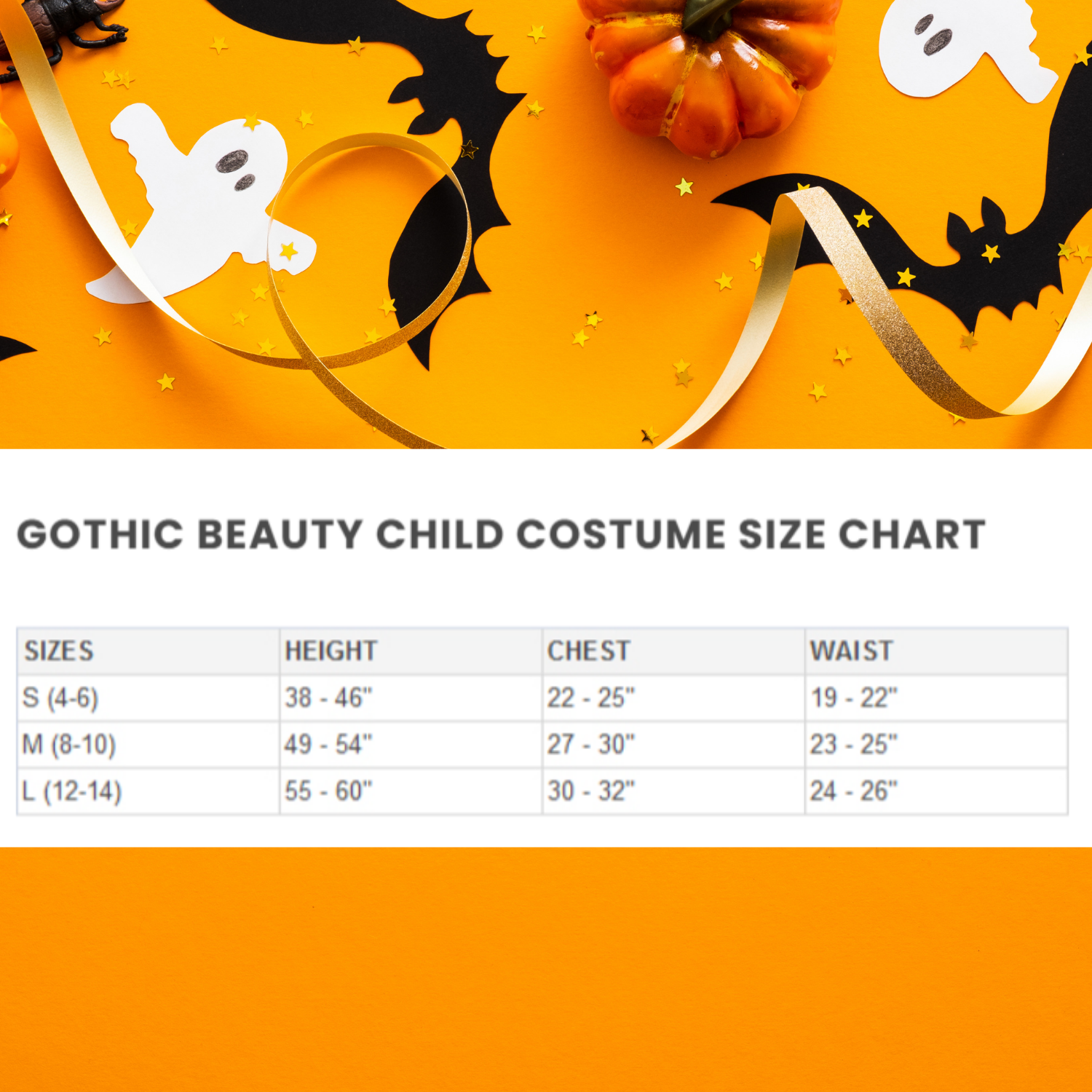 Halloween Gothic Beauty Child Costume