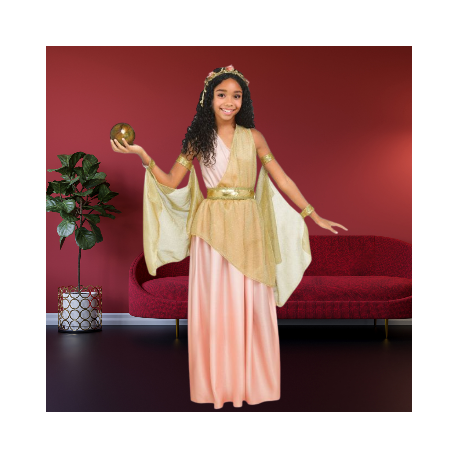 Halloween Sun Goddess Child Costume