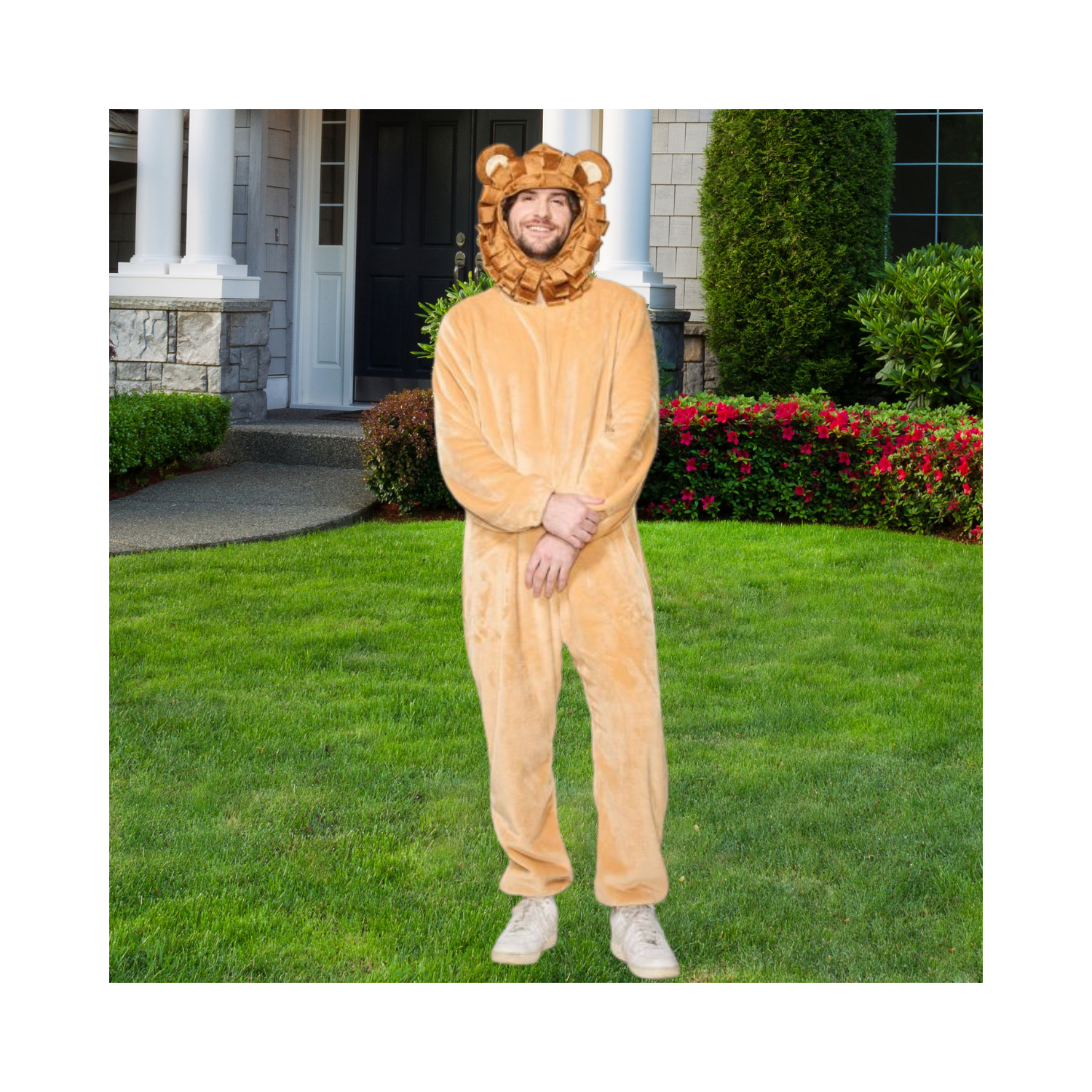 Halloween Cuddly Lion Adult Costume