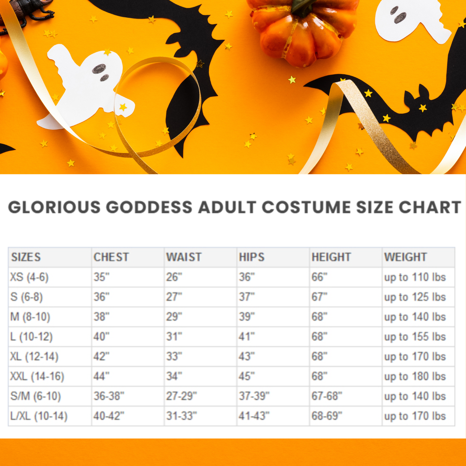 Halloween Glorious Goddess Adult Costume