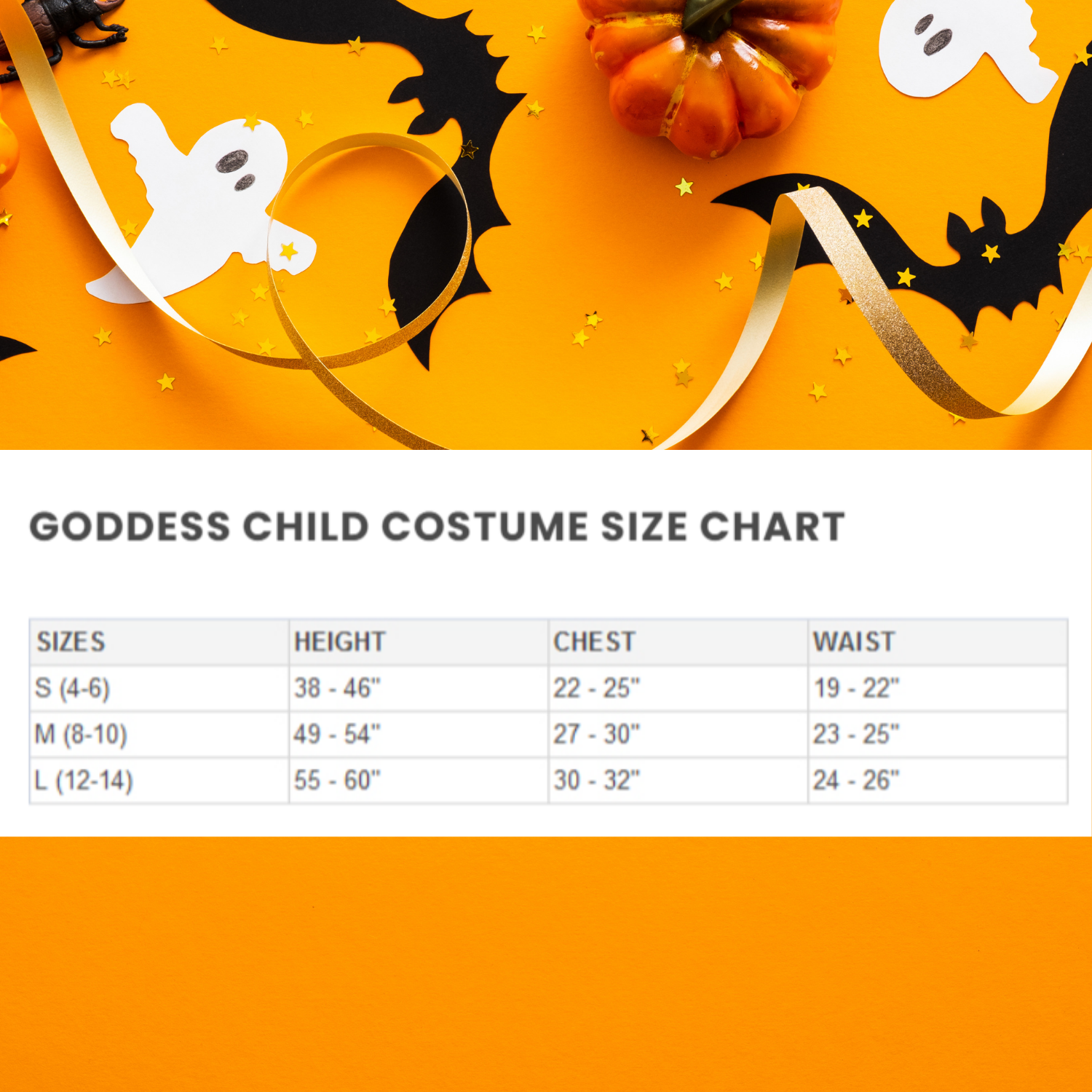 Halloween Goddess Child Costume