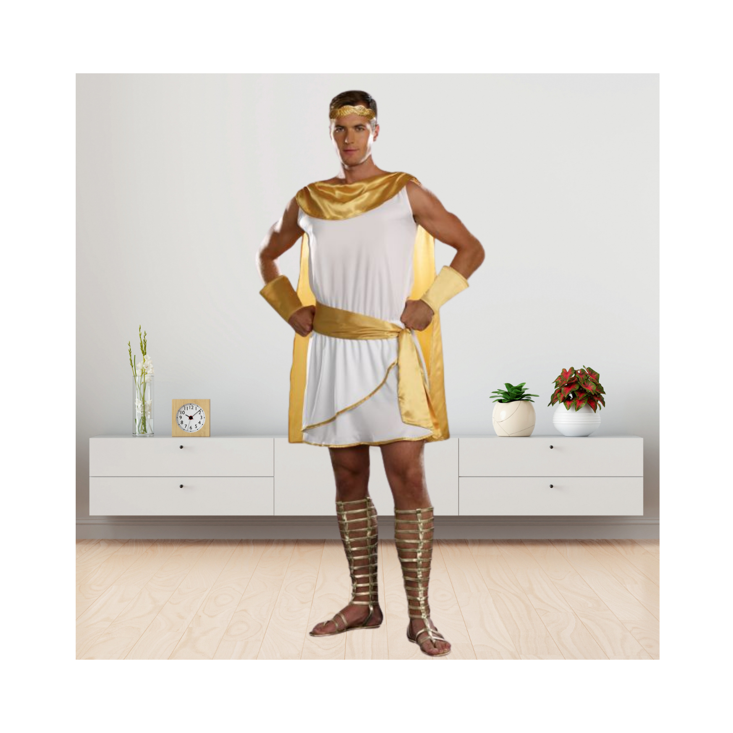 Halloween He's a God Adult Costume