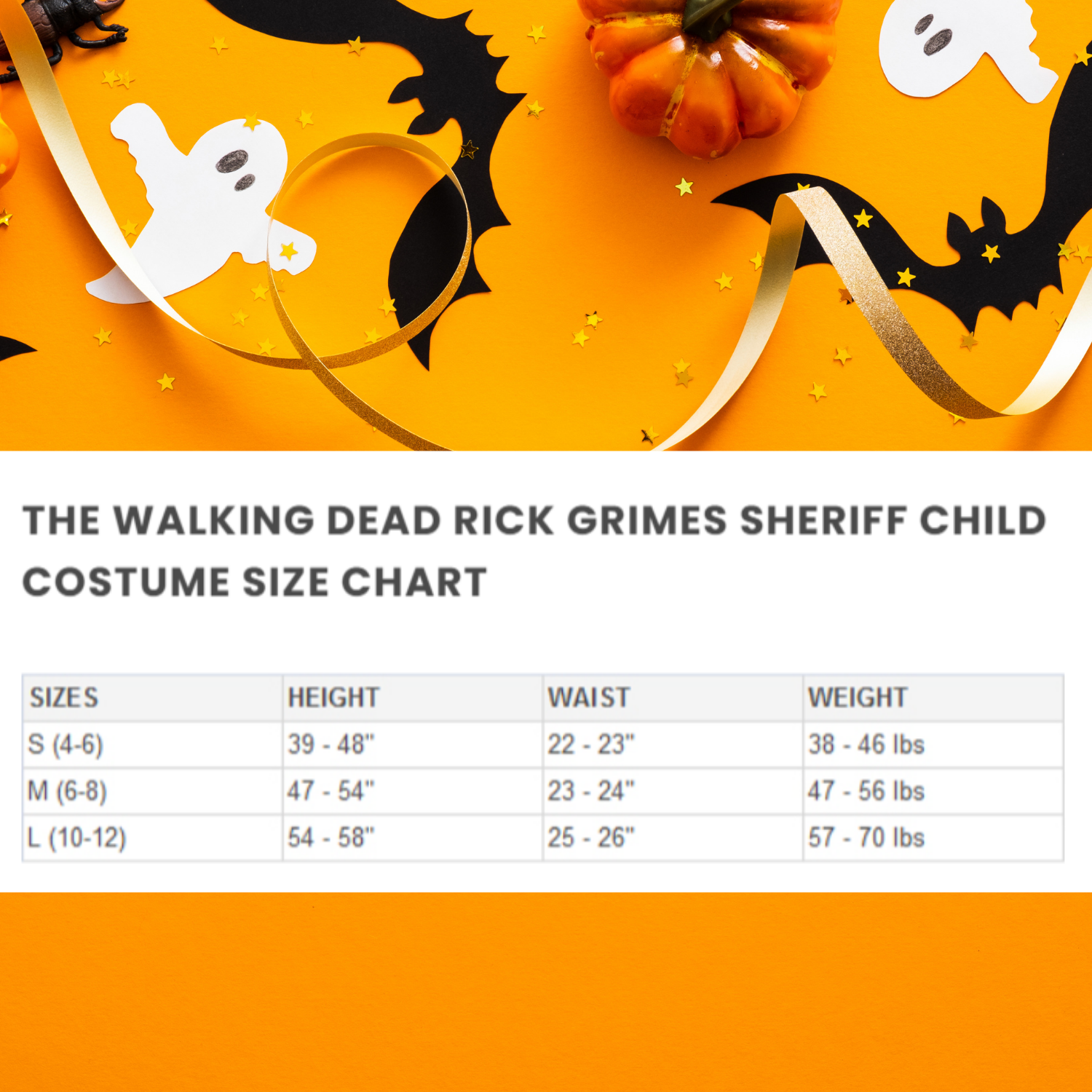 Halloween The Walking Dead Rick Grimes Sheriff Child Costume