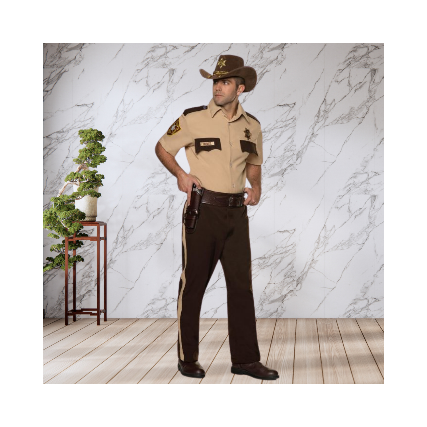 Halloween The Walking Dead Rick Grimes Sheriff Adult Costume