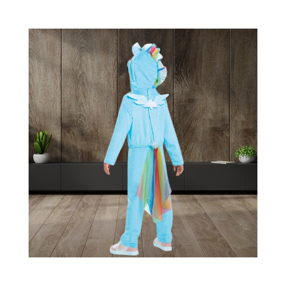 Halloween Rainbow Dash Hooded Jumpsuit Child Costume