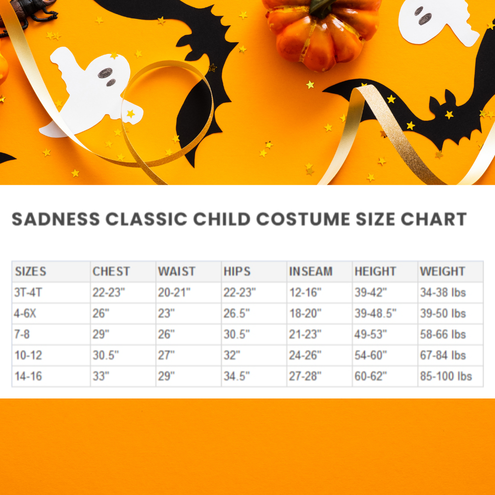 Halloween Sadness Classic Child Costume