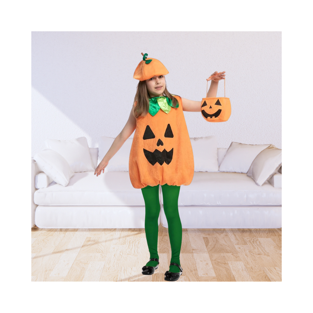 Halloween Child Girl Pumpkin Dress