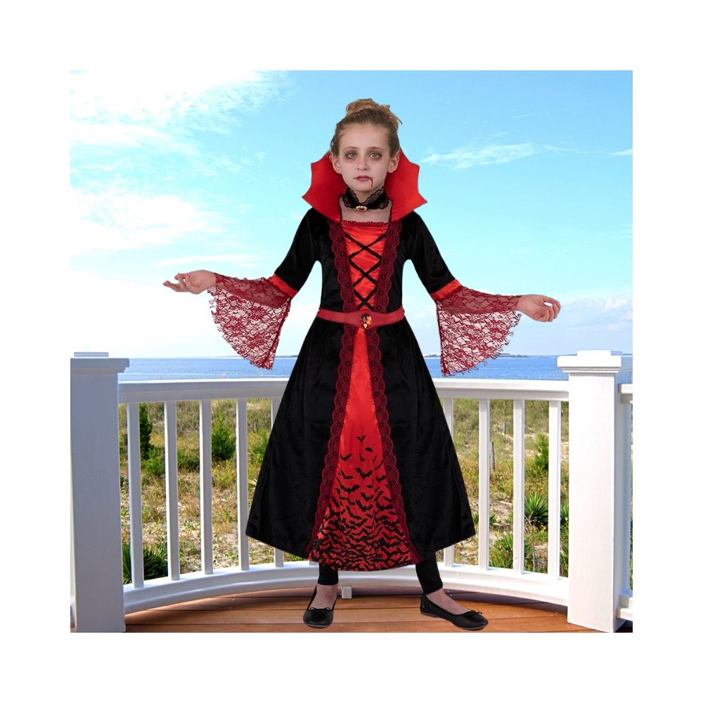 Halloween Girls Gothic Vampire Costume