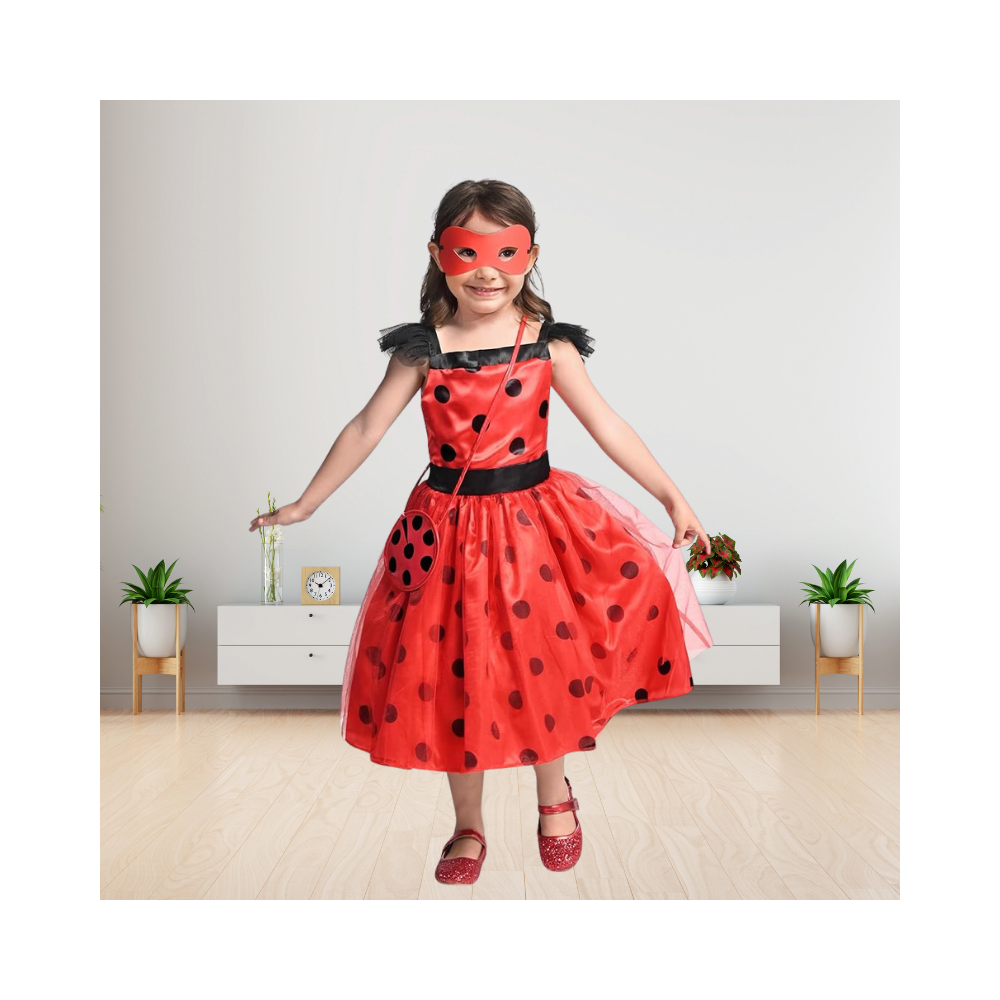 Halloween Kids Ladybug Costume