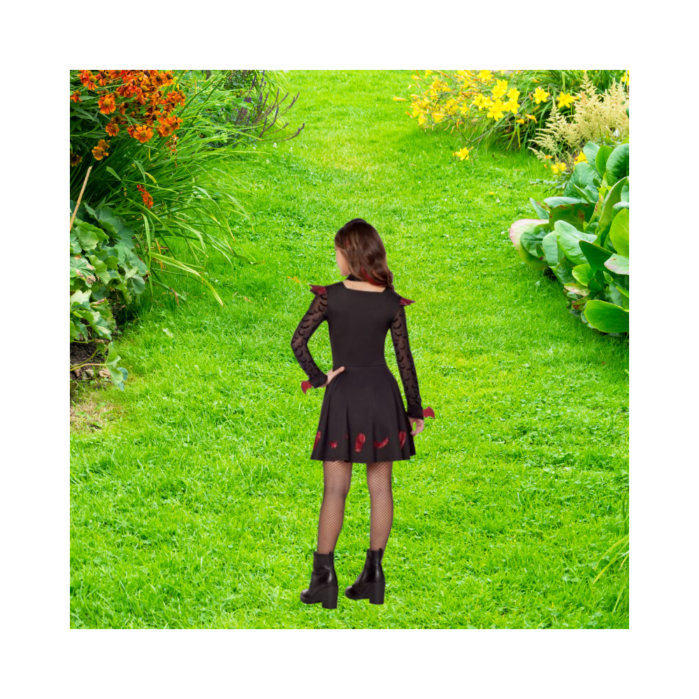 Halloween Kids Vampire Academy Dress Costume