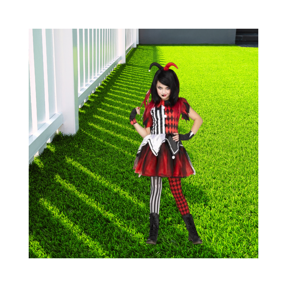 Halloween Kids Horror Harlequin Costume