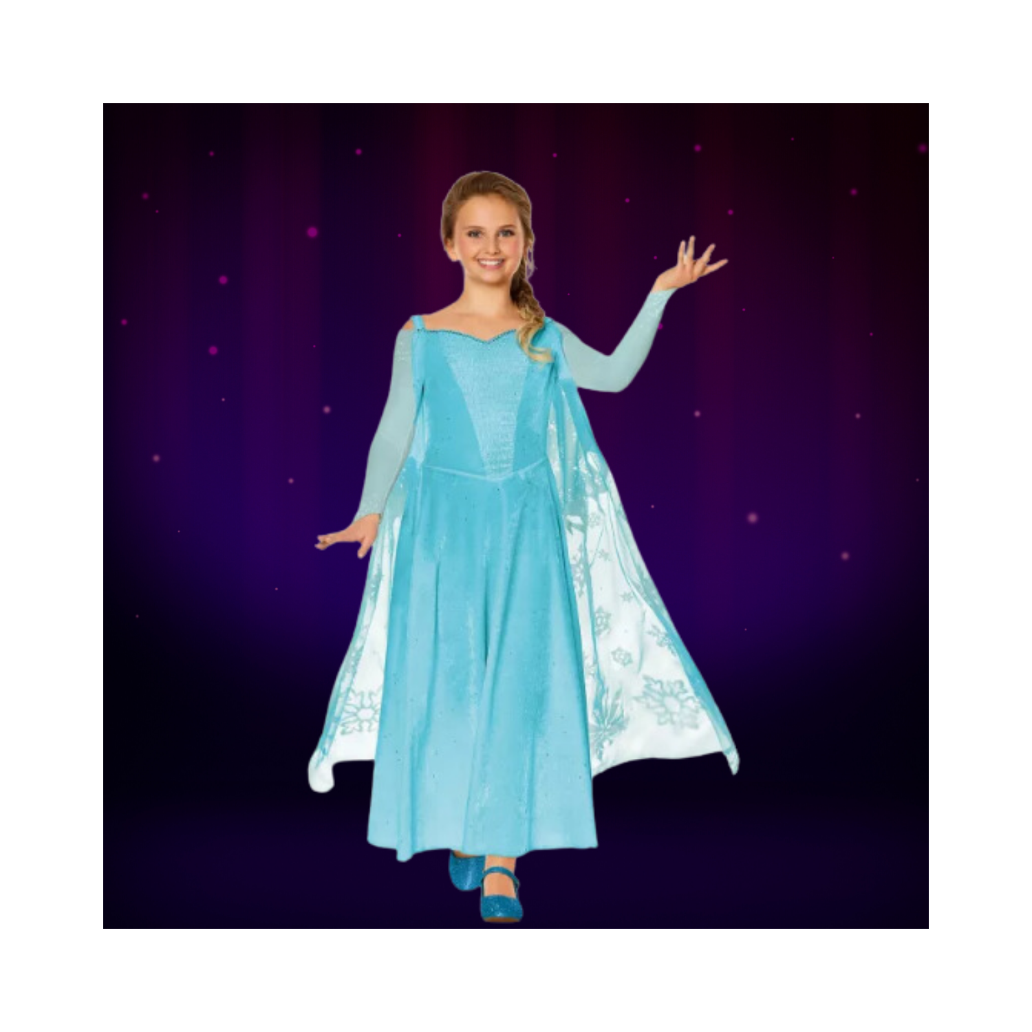 Halloween Kids Elsa Dress Costume - Frozen