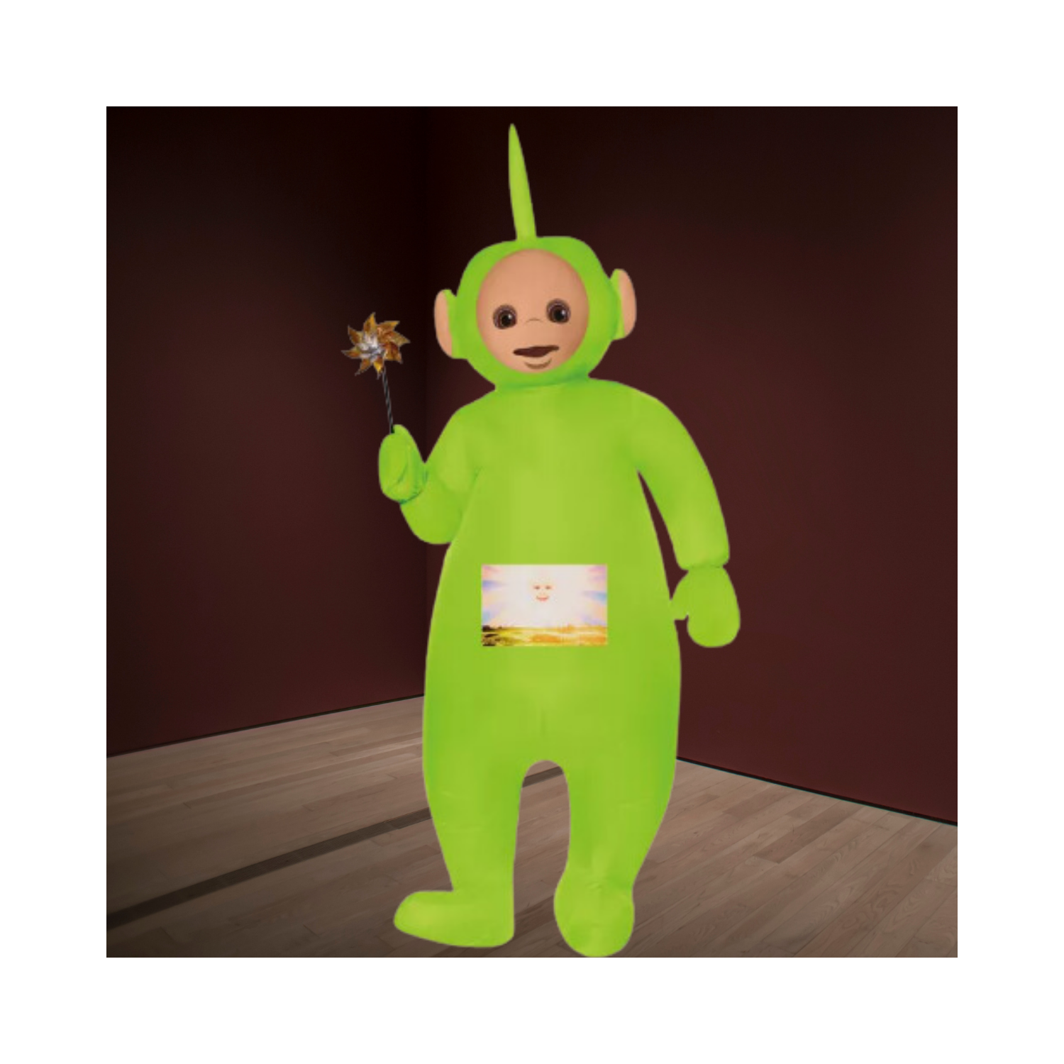 Halloween Adult Dipsy Inflatable Costume - Teletubbies