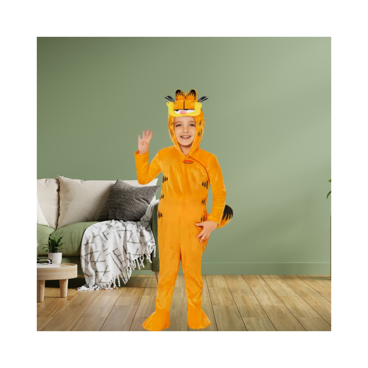 Halloween Toddler Garfield Costume