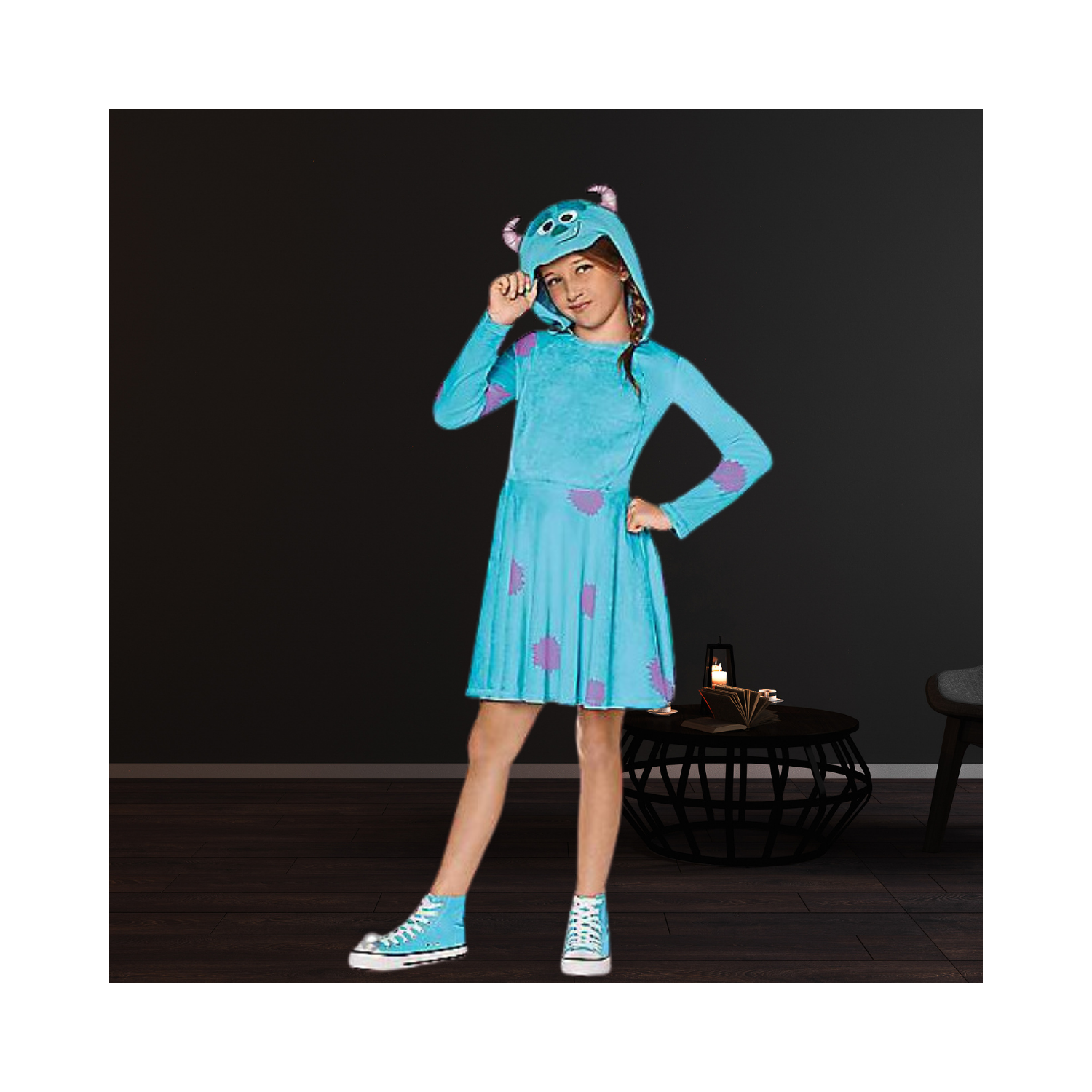 Halloween Monsters Inc. Kids Sulley Dress Costume