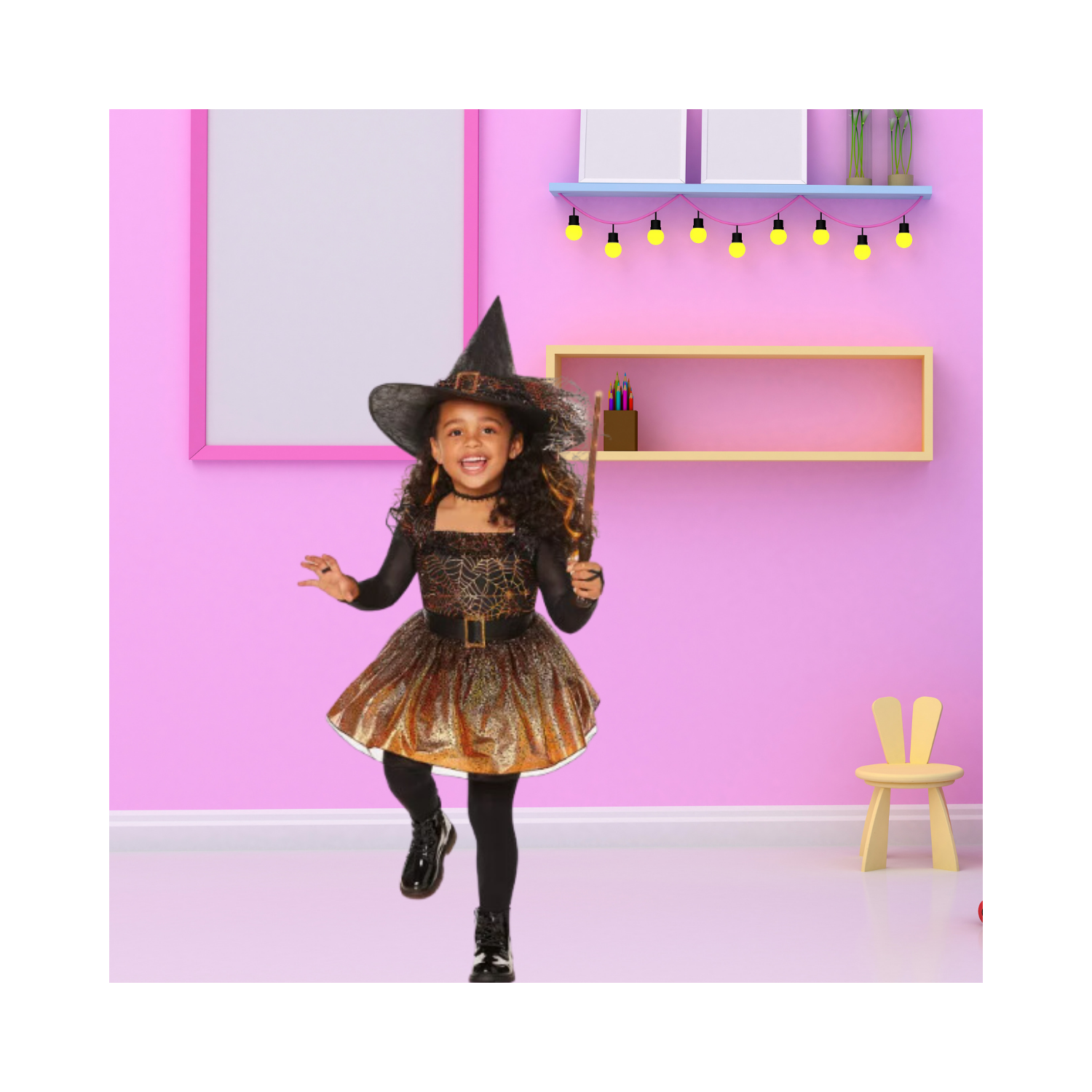 Halloween Toddler Mischief Witch Costume