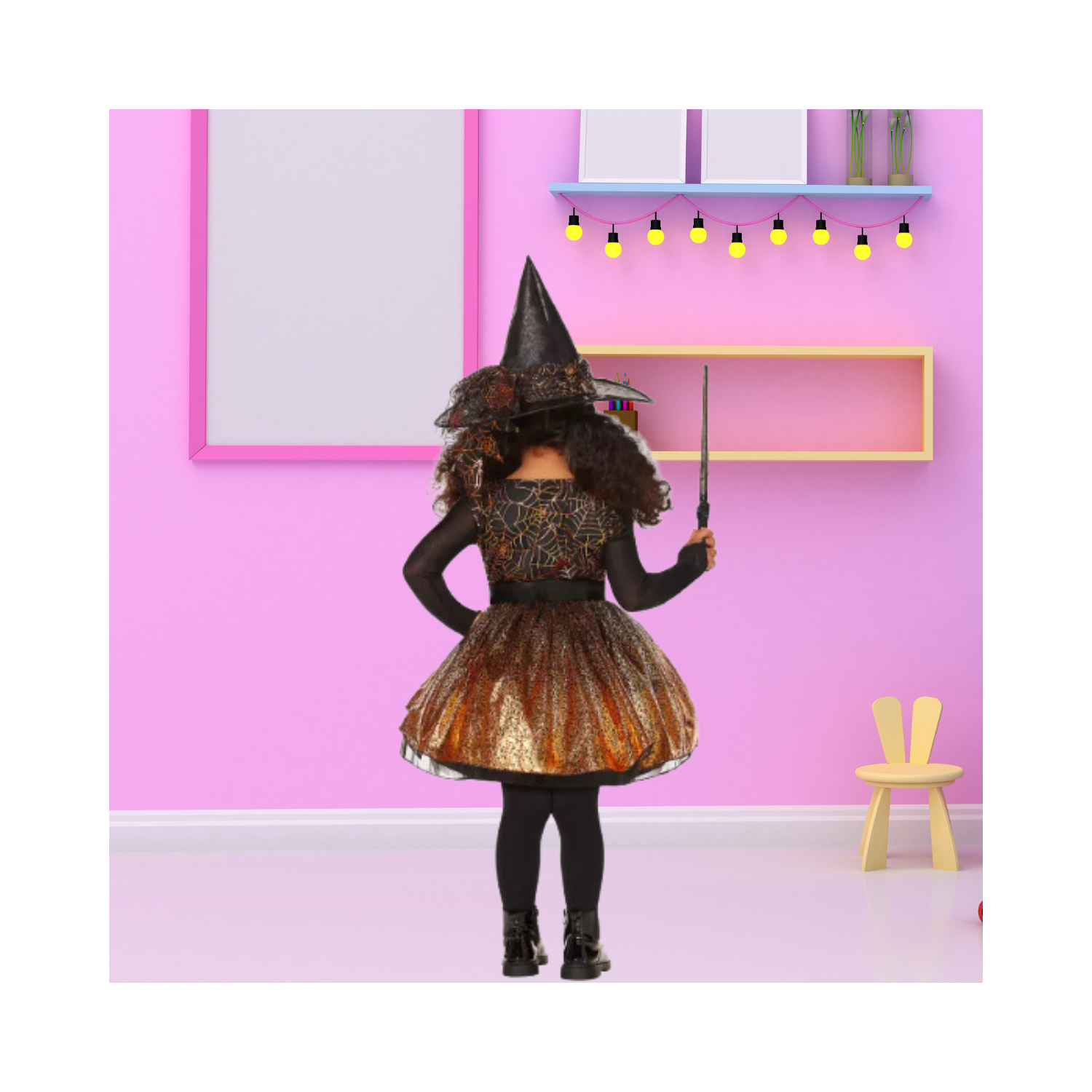 Halloween Toddler Mischief Witch Costume