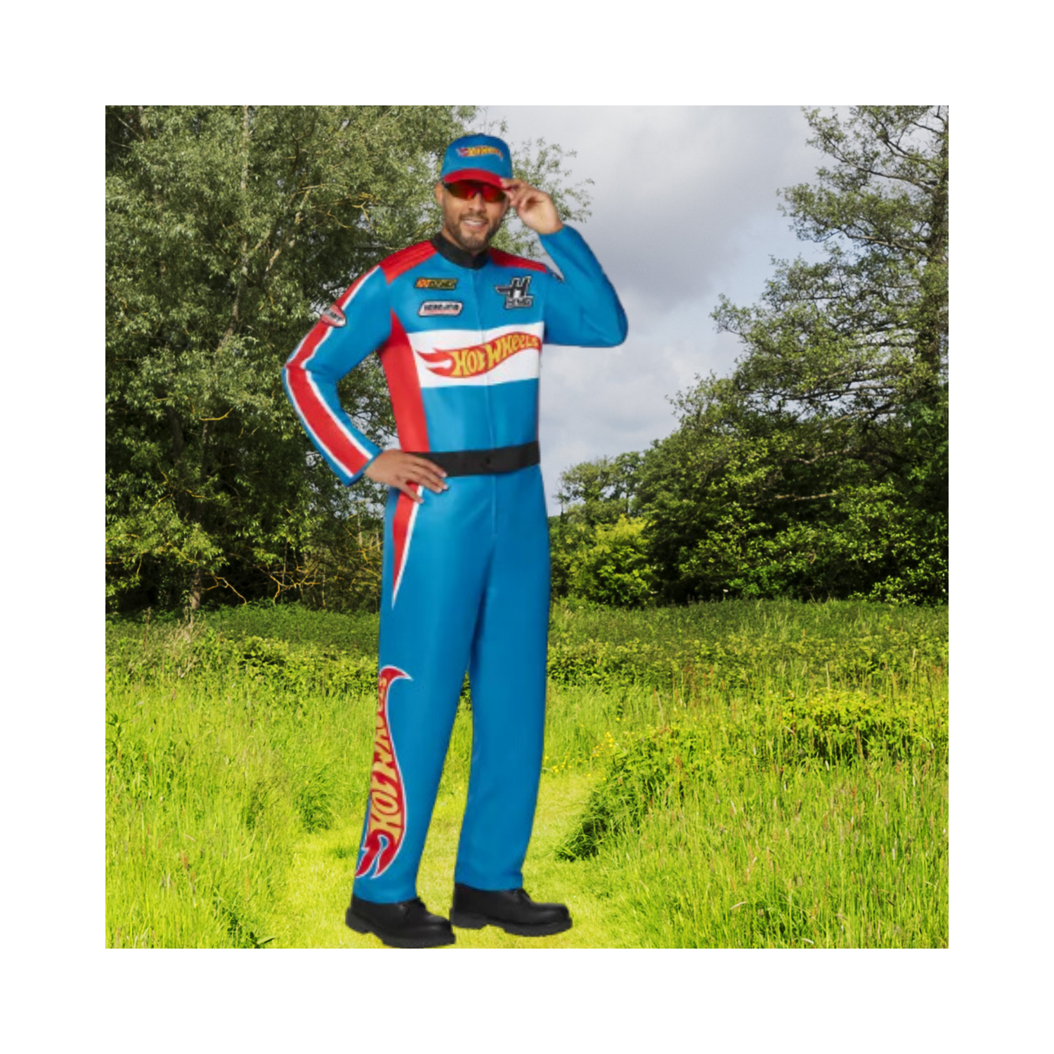 Halloween Adult Hot Wheels Driver Costume