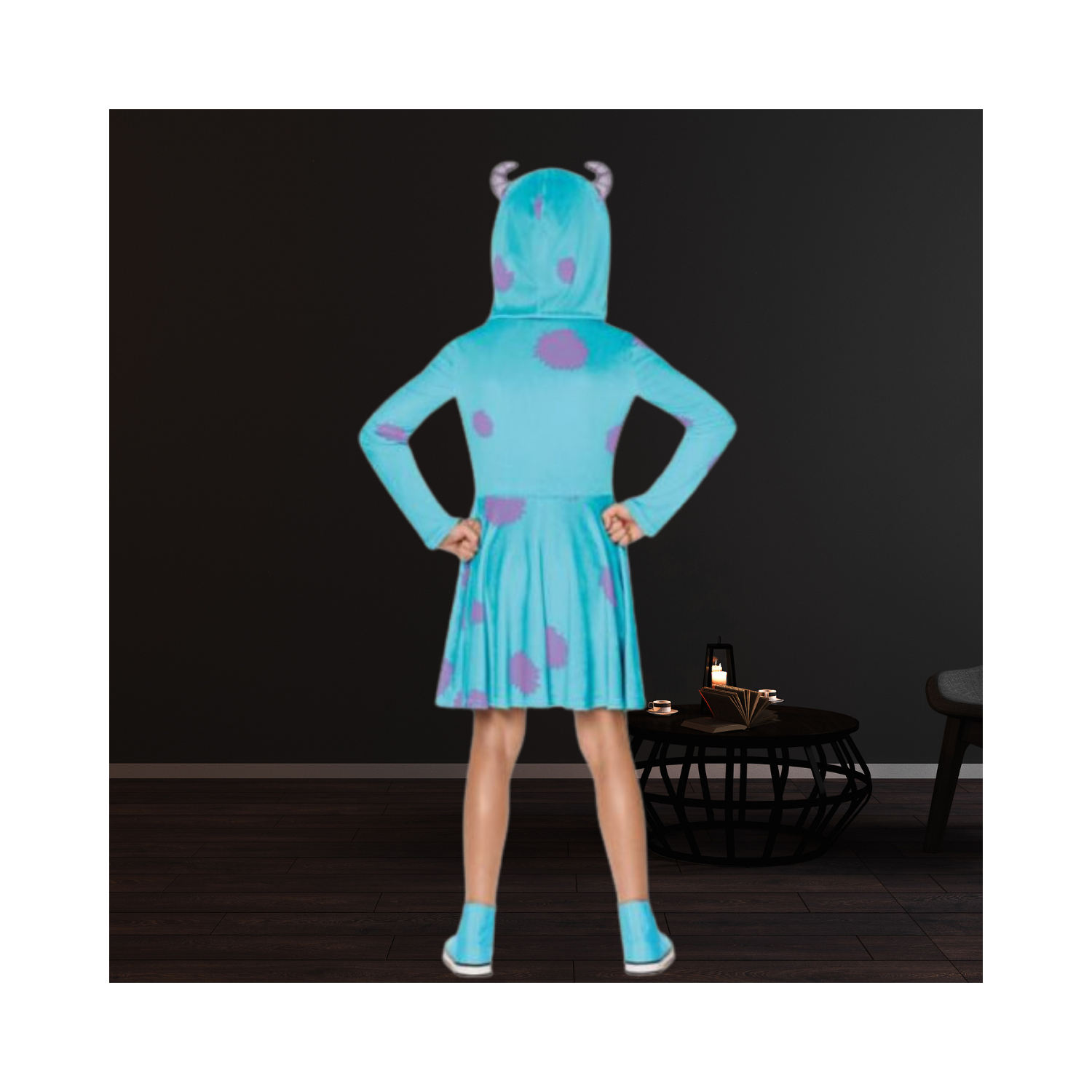 Halloween Monsters Inc. Kids Sulley Dress Costume