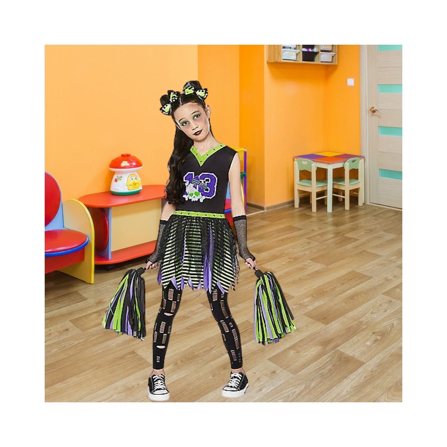 Halloween Kids Deadly Cheerleader Costume