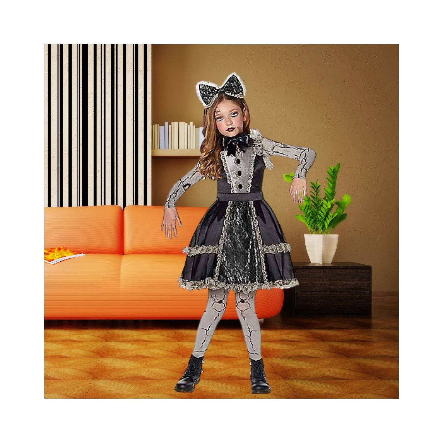 Halloween Kids Broken Doll Costume - The Signature Collection