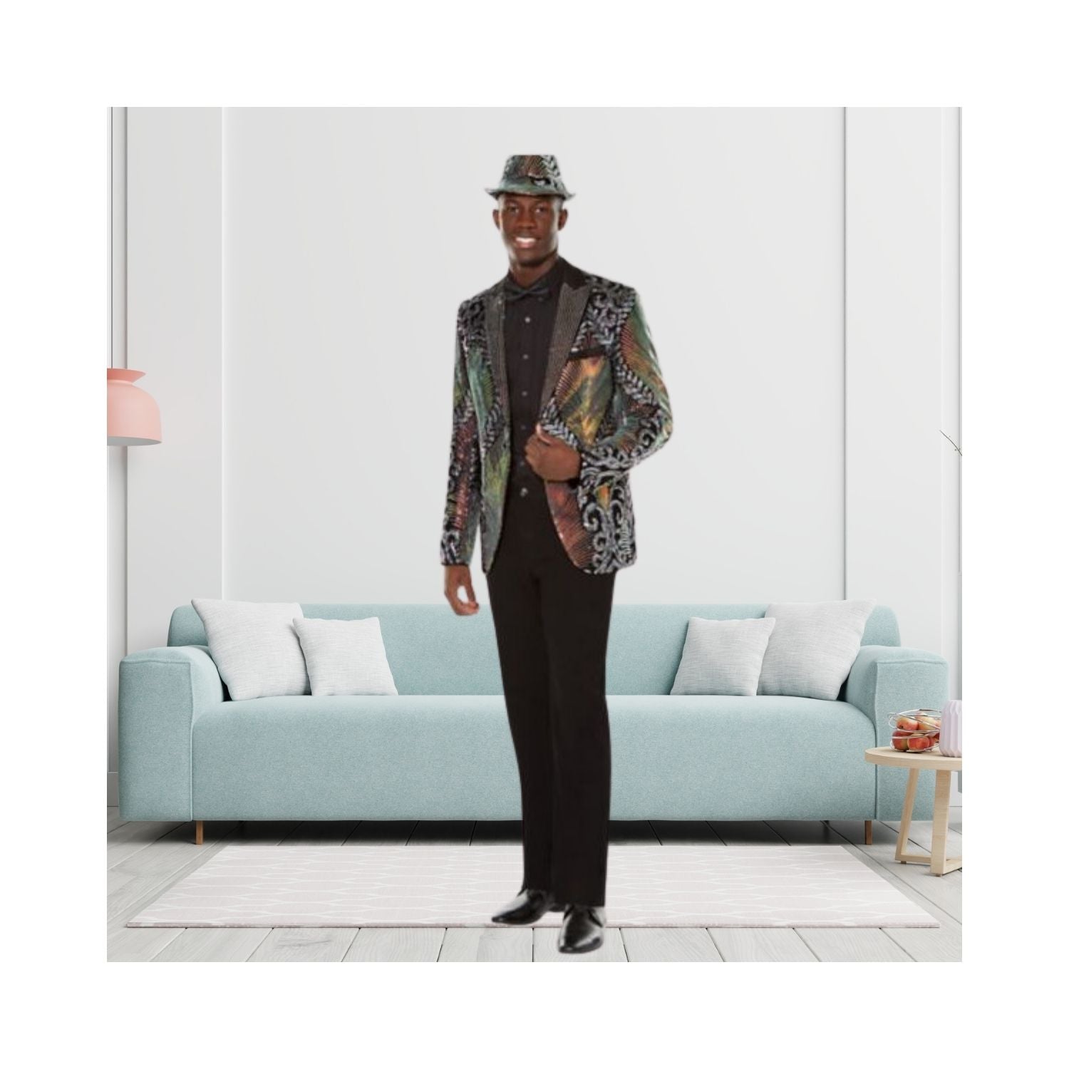 Halloween Adult '20s Multicolored Jacket