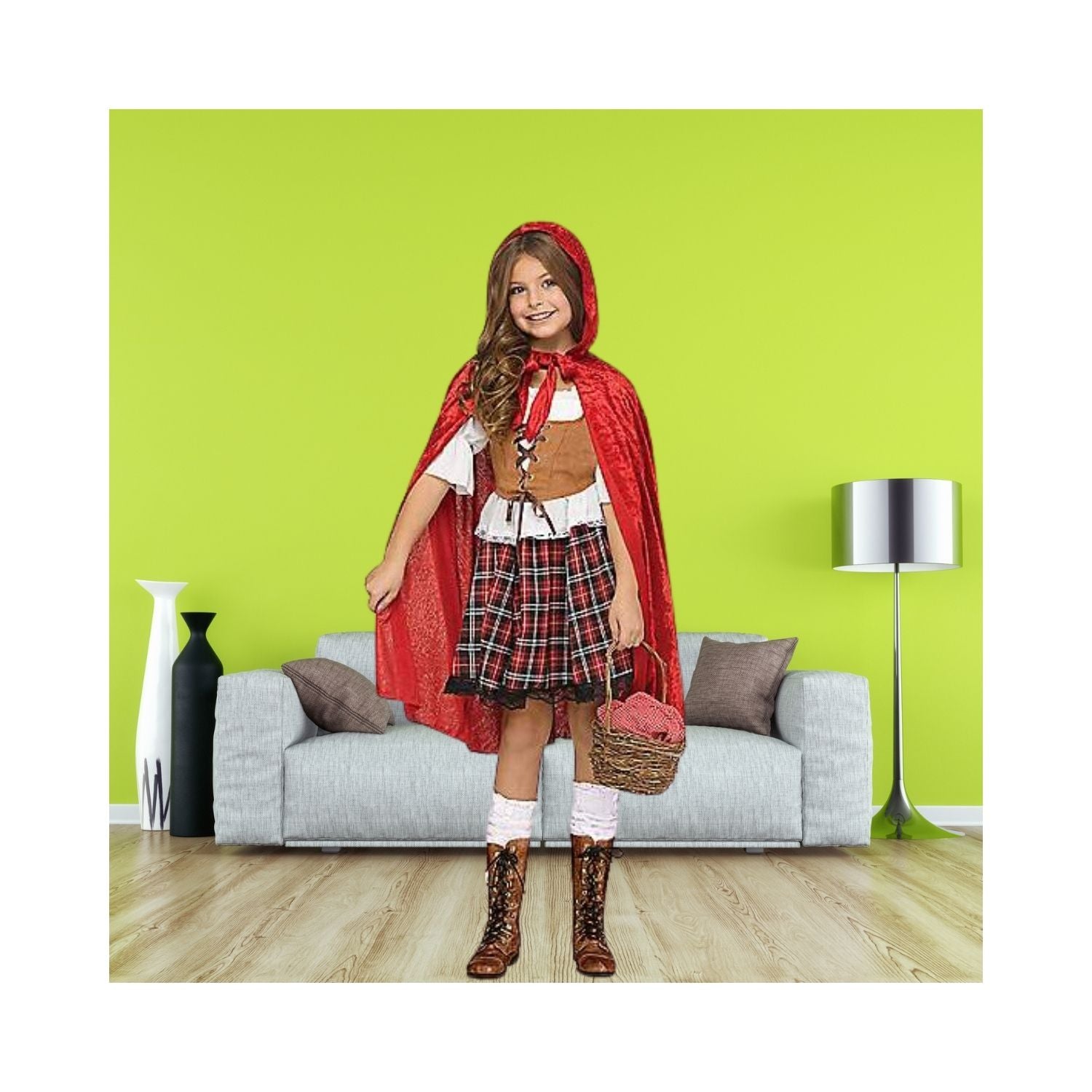 Halloween Kids Red Riding Hood Costume