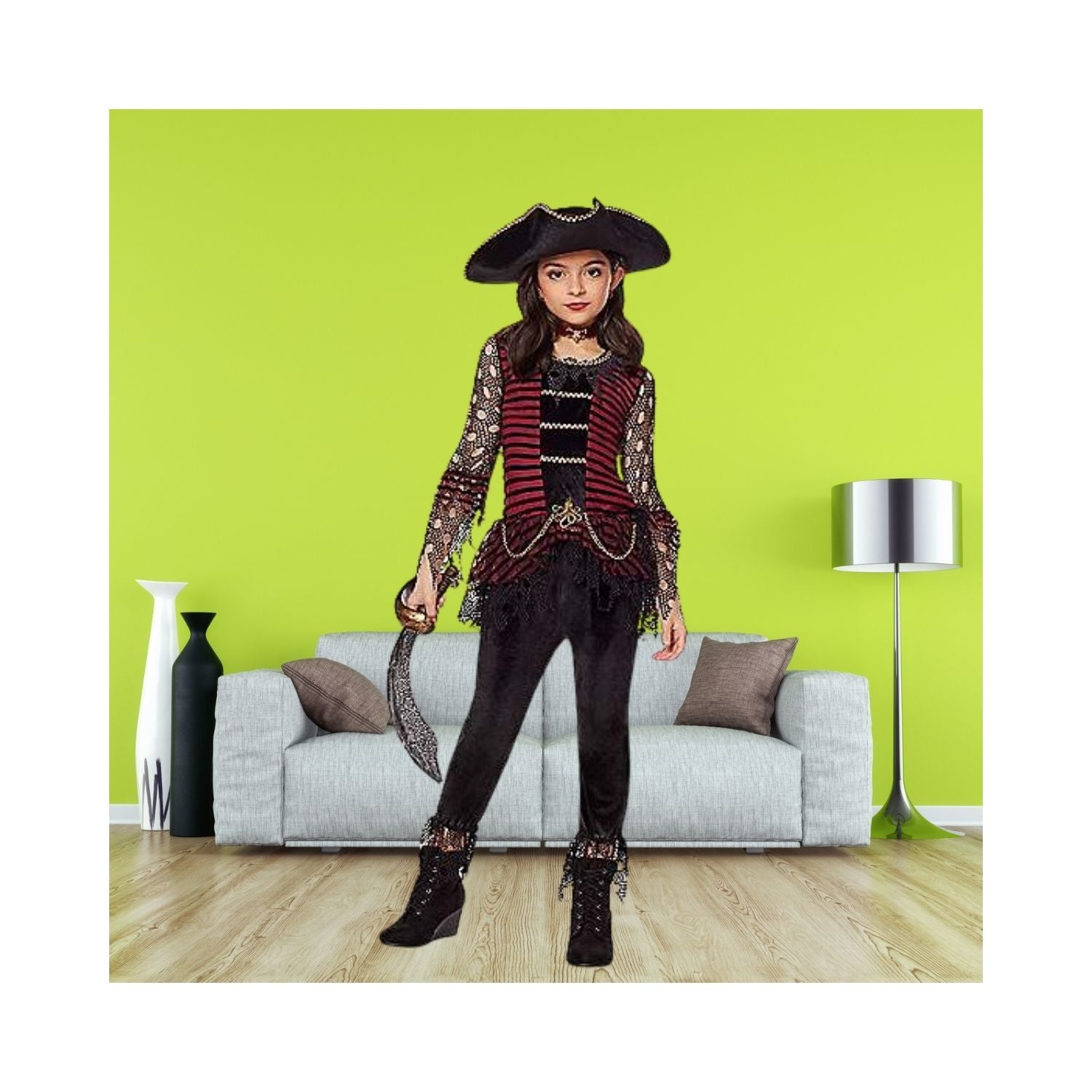 Halloween Kids Dark Pirate Costume