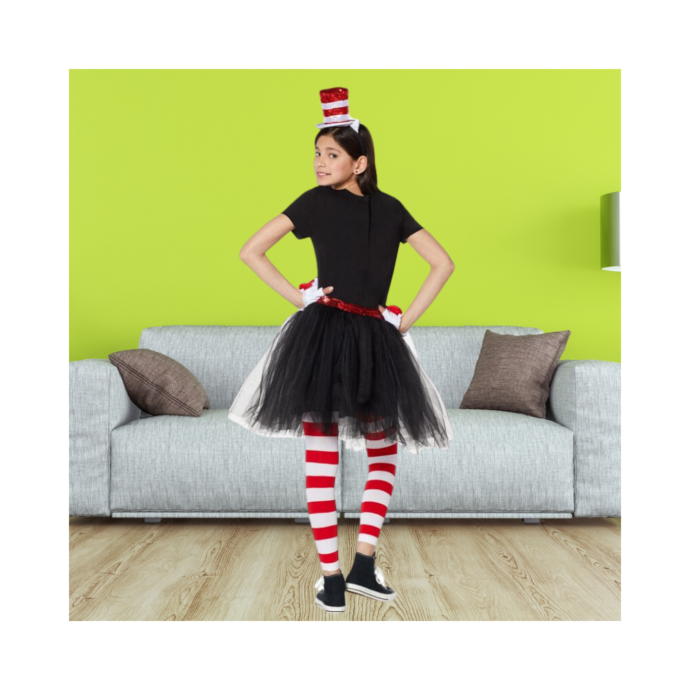 Halloween Kids Cat in the Hat Dress Costume - Dr. Seuss